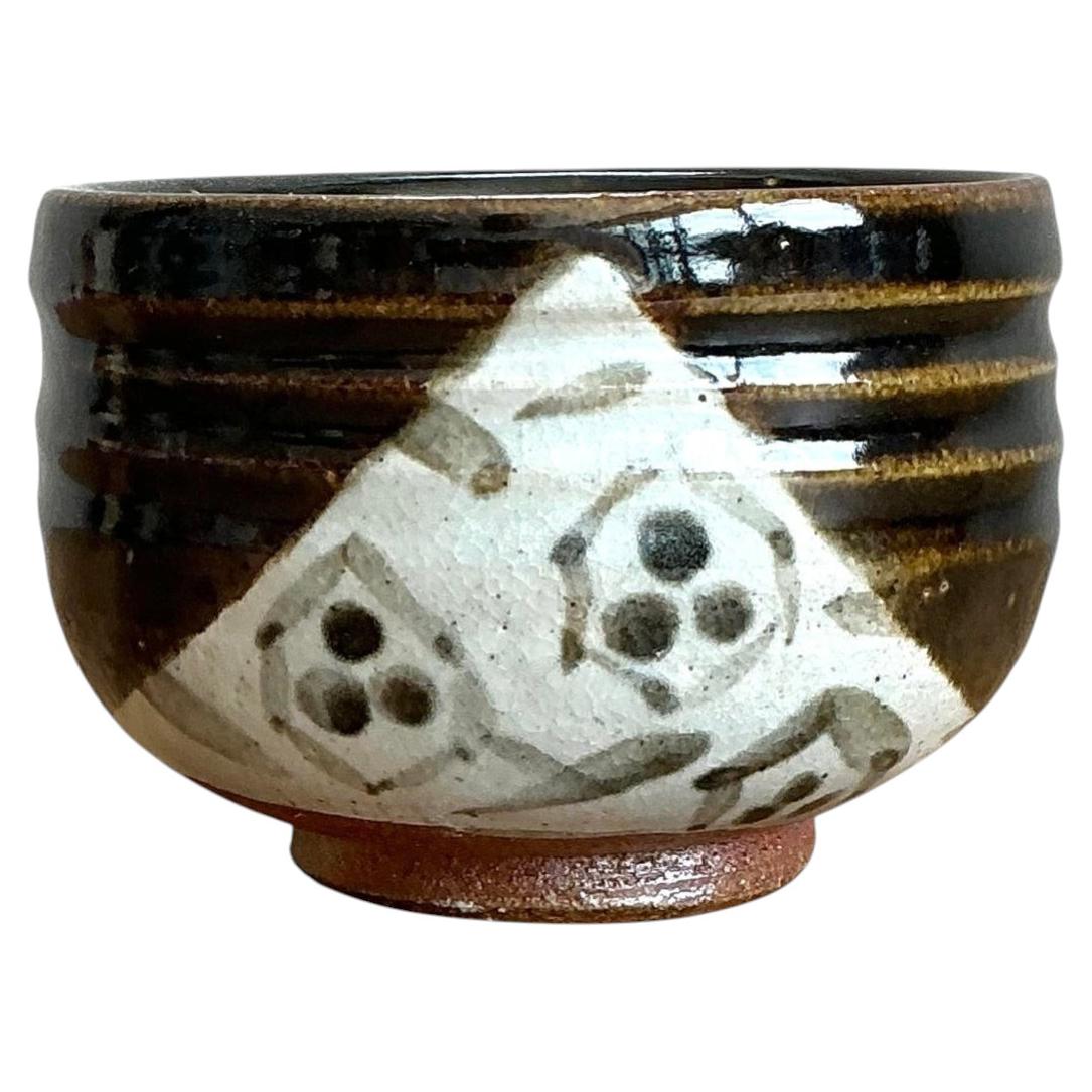 Vintage Original Studio Pottery Ribbed Bowl
