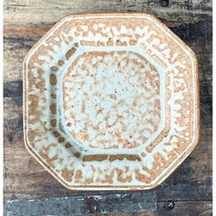 Vintage Original Studio Pottery Salad Plated - Set of 6
