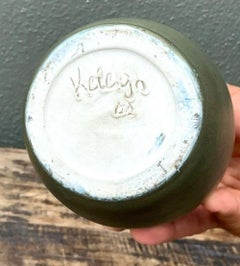 Vaso originale vintage di Studio Pottery