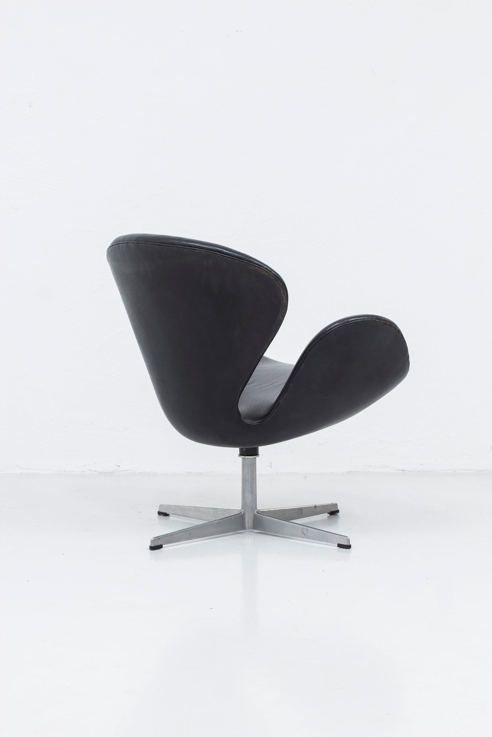 Chaise Swan originale d'Arne Jacobsen, Fritz Hansen, Danemark, 1971 en vente 5