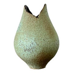 Vaso Studio Pottery originale e testurizzato d'epoca