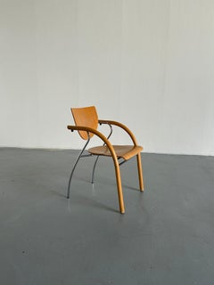 Vintage Original Thonet Vienna Stackable Dining Chair / Postmodern Memphis Era
