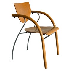 Retro Original Thonet Vienna Stackable Dining Chair / Postmodern Memphis Era