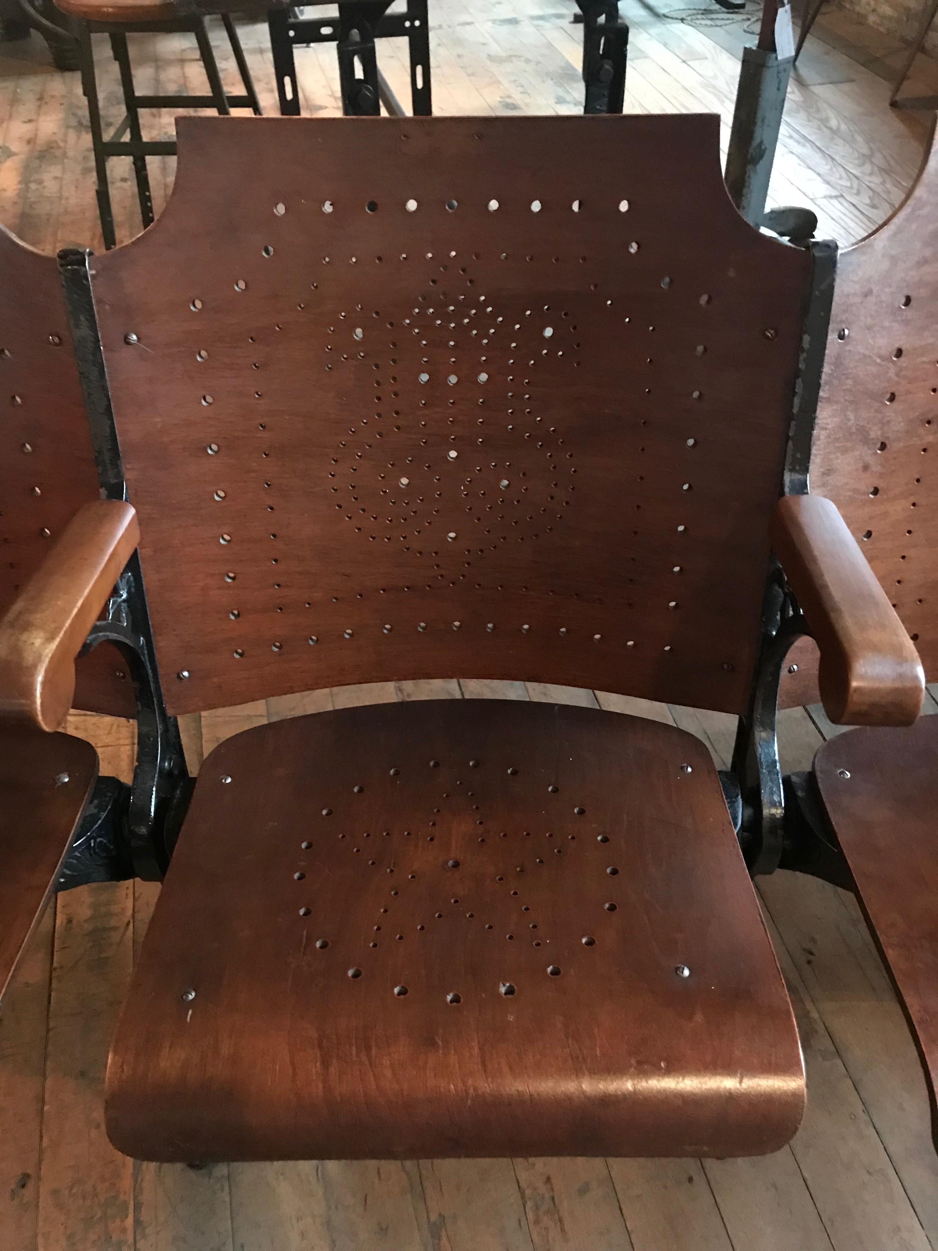 original wood seating