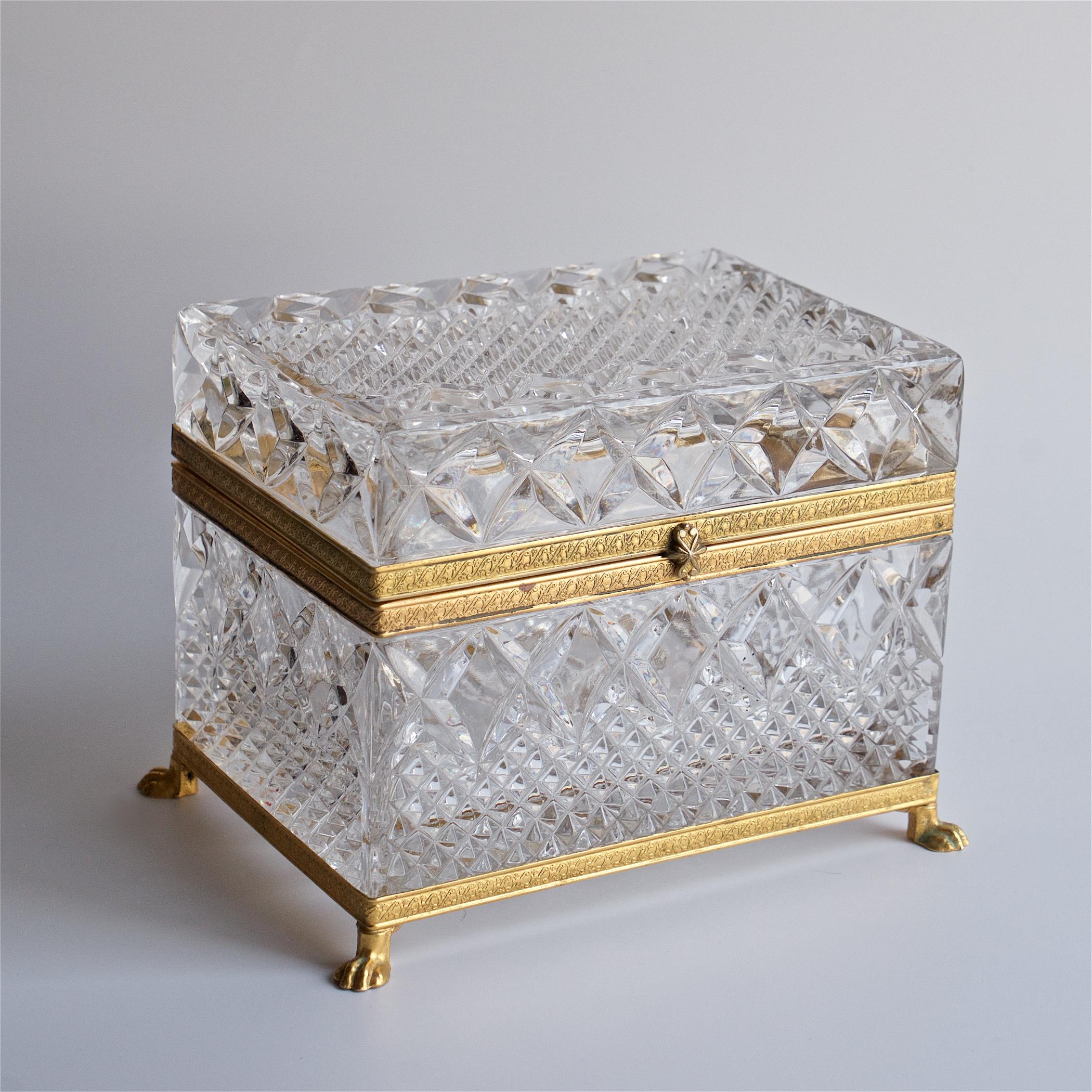 glass coffin jewelry box
