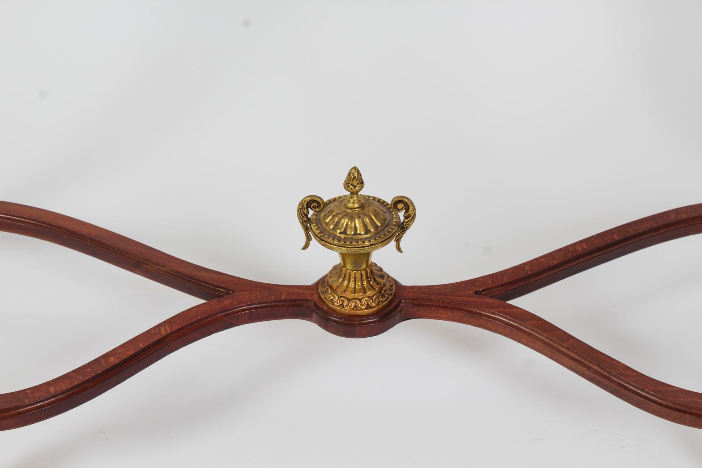 Vintage Ormolu & Porcelain Mounted Console Table by Epstein 20th Century 6