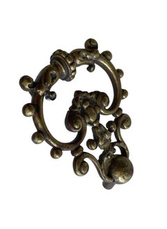 Vintage Ornate Bronze Door Knocker