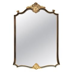 Vintage Ornate Carved Wood Mirror