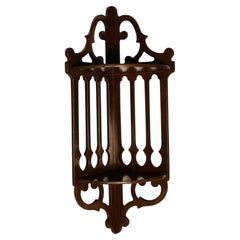 Vintage Ornate Corner Shelf Two Tier