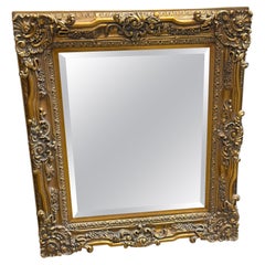 Vintage Ornate Frame Mirror, American Classical Style, 21st Century