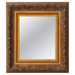 Vintage Ornate Gold and Wood Frame Mirror