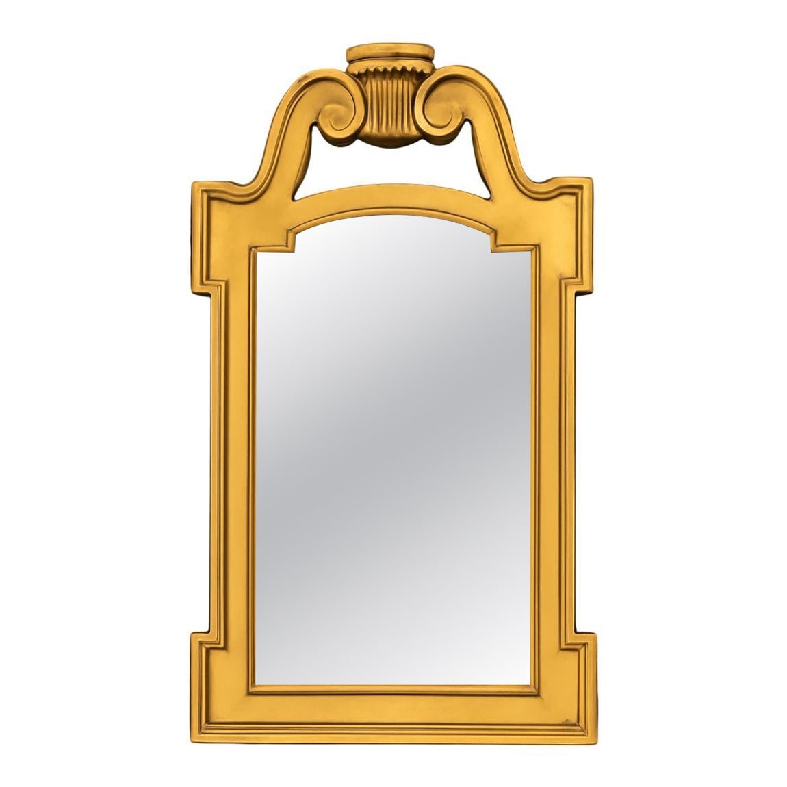 Specchio da parete vintage in oro decorato
