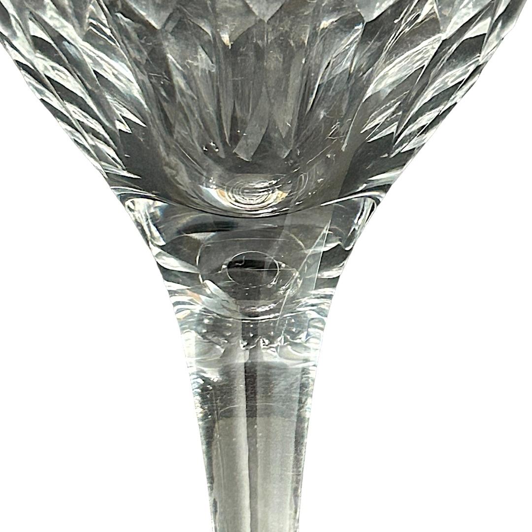 20th Century Vintage Orrefors “Prelude” Crystal Clear Wine Glasses (10 pcs) For Sale