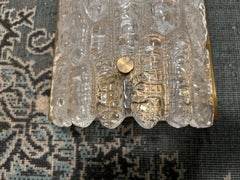 Orrefors Svezia Brutalista d'epoca, applique Carl Fagerlund per Lyfa