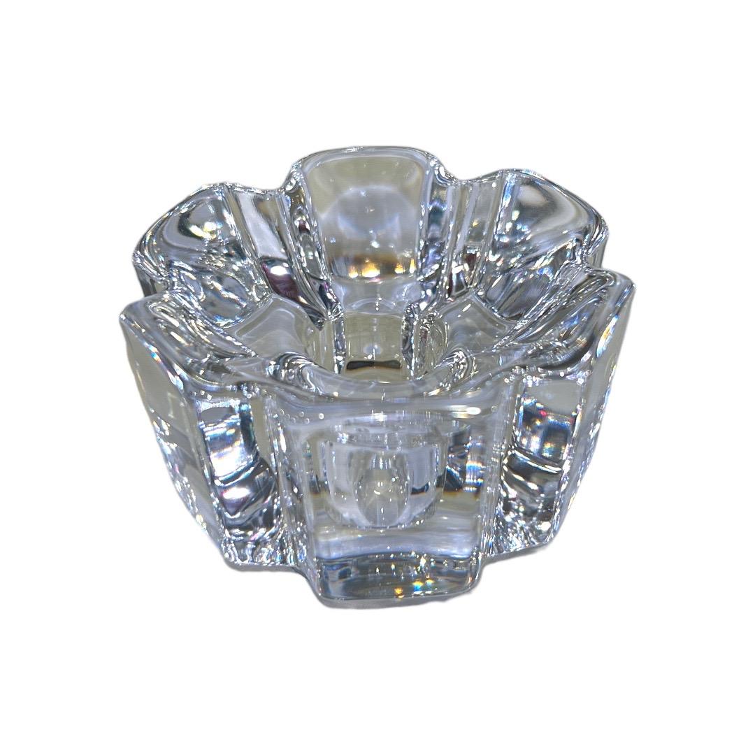orrefors crystal candle holder prices