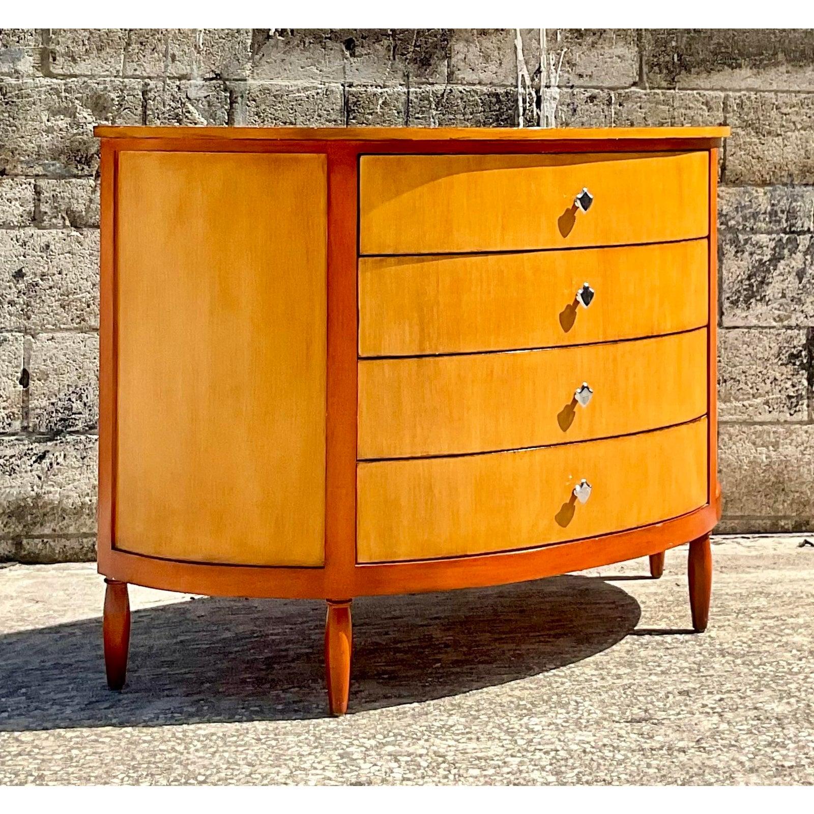 demilune chest of drawers