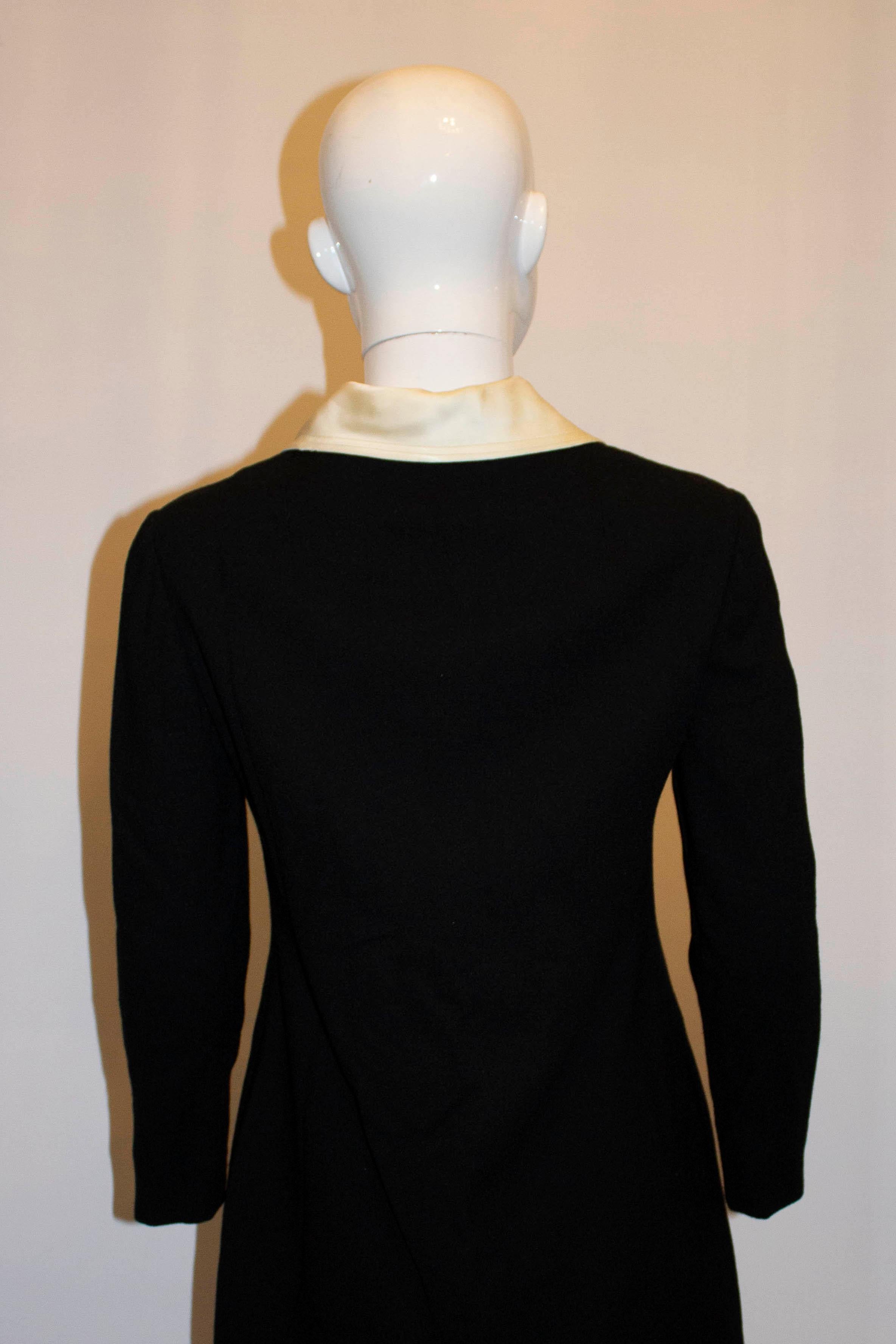 Black Vintage Oscar de la Renta Dress with wonderful zip