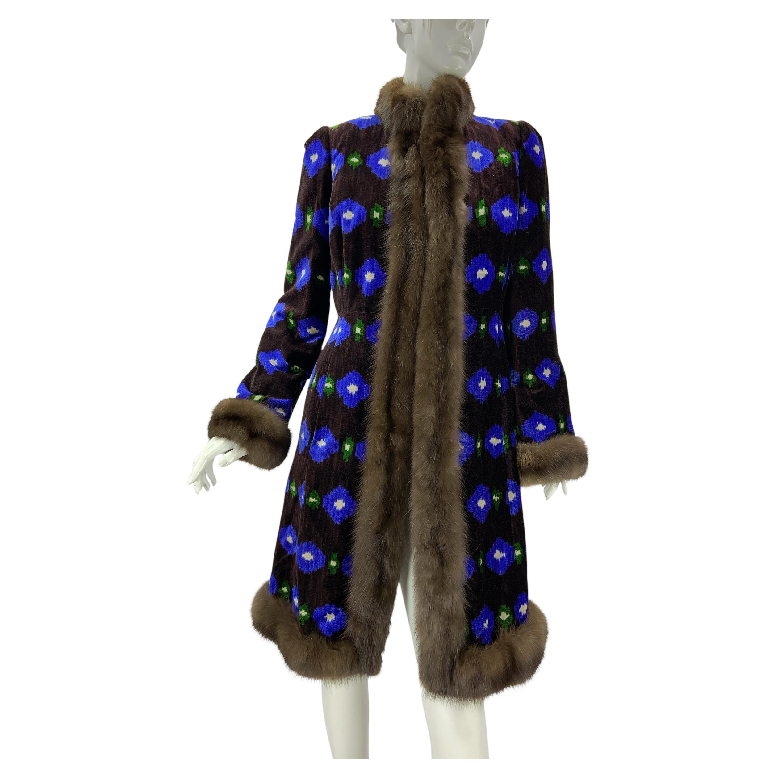 Oscar de la renta fur coat deals