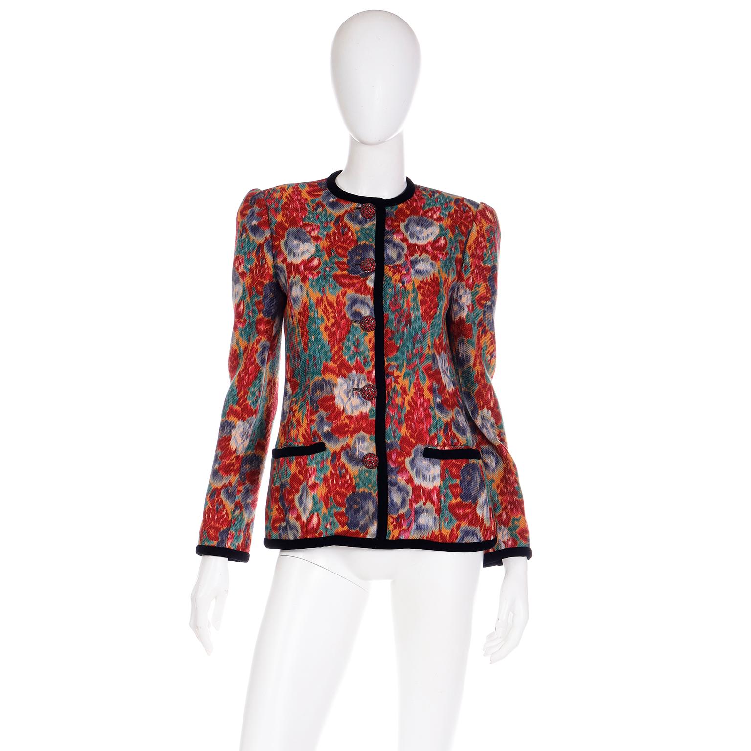 This ultra luxe vintage Oscar de la Renta jacket is a great testament to the designer's talent and attention to detail. We love vintage Oscar de la Renta pieces and after you have seen one in person, you will understand why we say they were made to