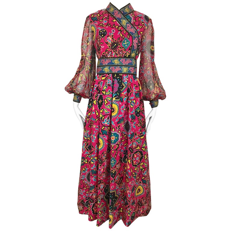 knee length dresses for ladies Resort 2016 Oscar de la Renta Runway Look 34 Green & Pink Strapless Dr   Shrimpton Couture