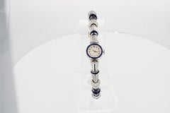 Vintage Oscar Heyman Platinum, Diamond, and Sapphire Wristwatch