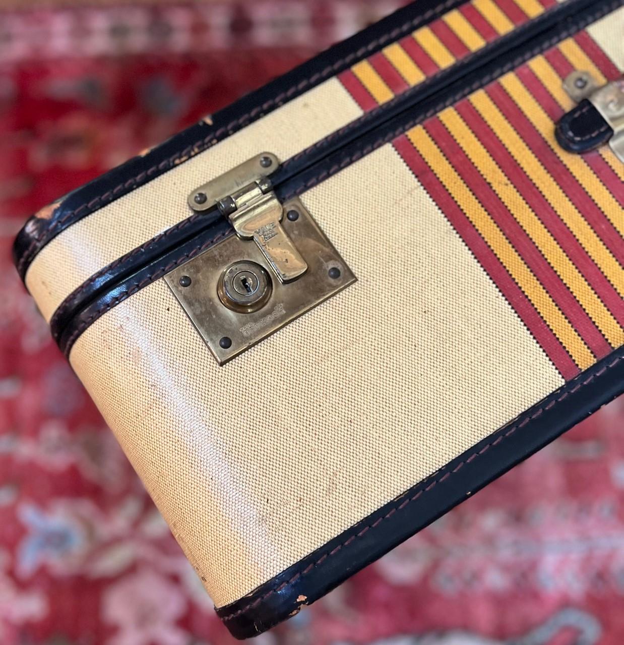 American Vintage Oshkosh Suitcase For Sale
