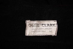 Vintage Ossie Clark Black Crepe Jacket