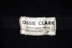 Vintage Ossie Clark Black Moss Crepe Knickerbockers