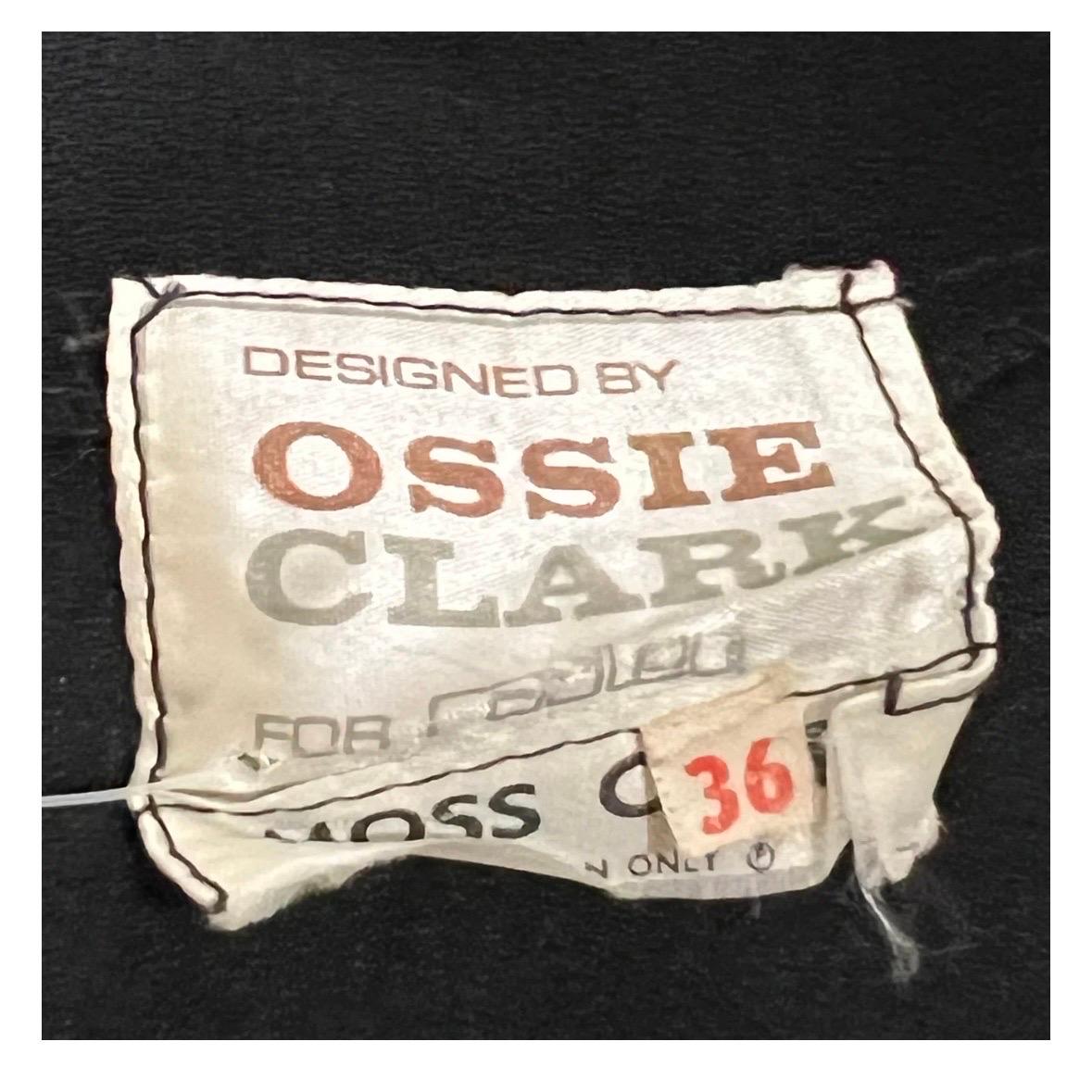 Women's Vintage Ossie Clark Color Block Dress 1960's