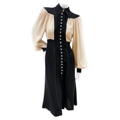 Vintage Ossie Clark Color Block Dress 1960's