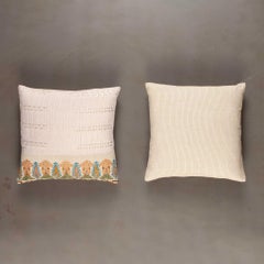 Vintage Ottoman Linen Pillow Covers (Pair)