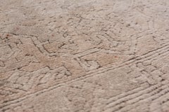 Vintage Oushak Faded Bohemian Brown