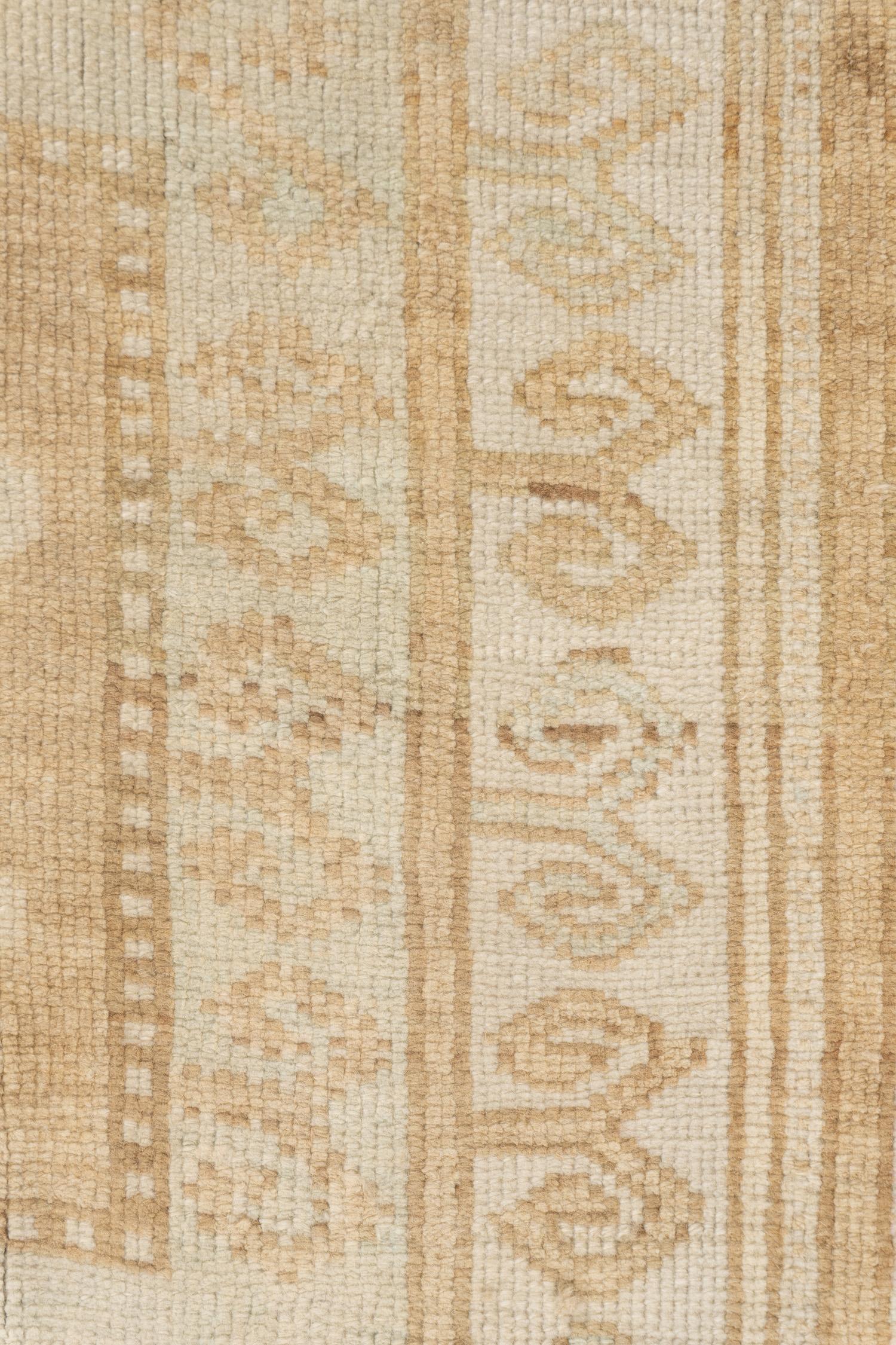 Wool Vintage Oushak Karachof Design Rug 6'5 X 10'5 For Sale