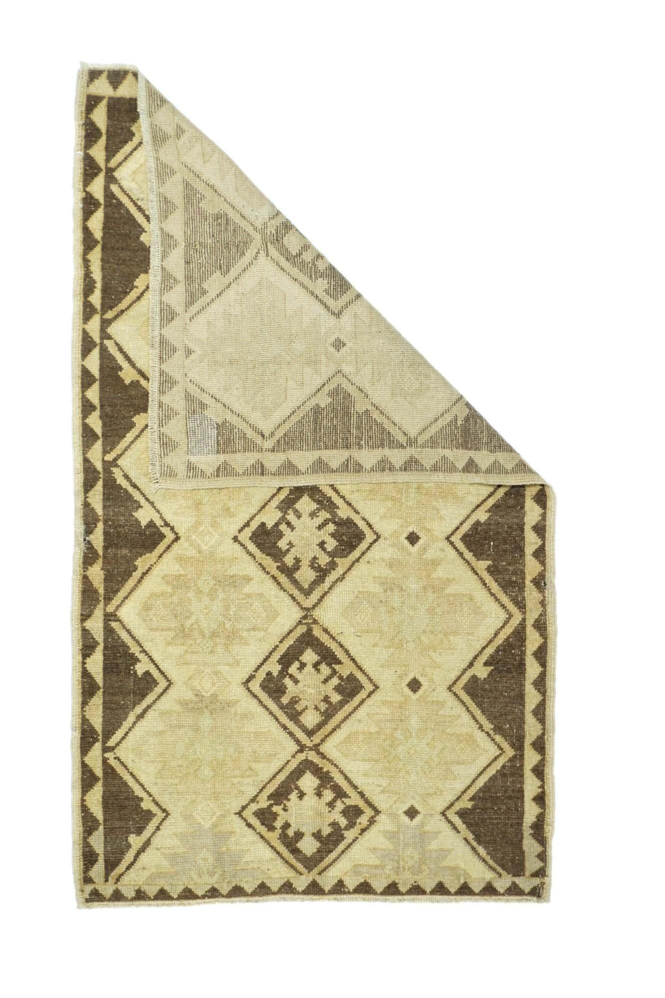 Alfombra Vintage Oushak 3'0