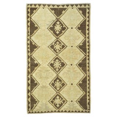 Tapis vintage Oushak 3'0" x 5'1''