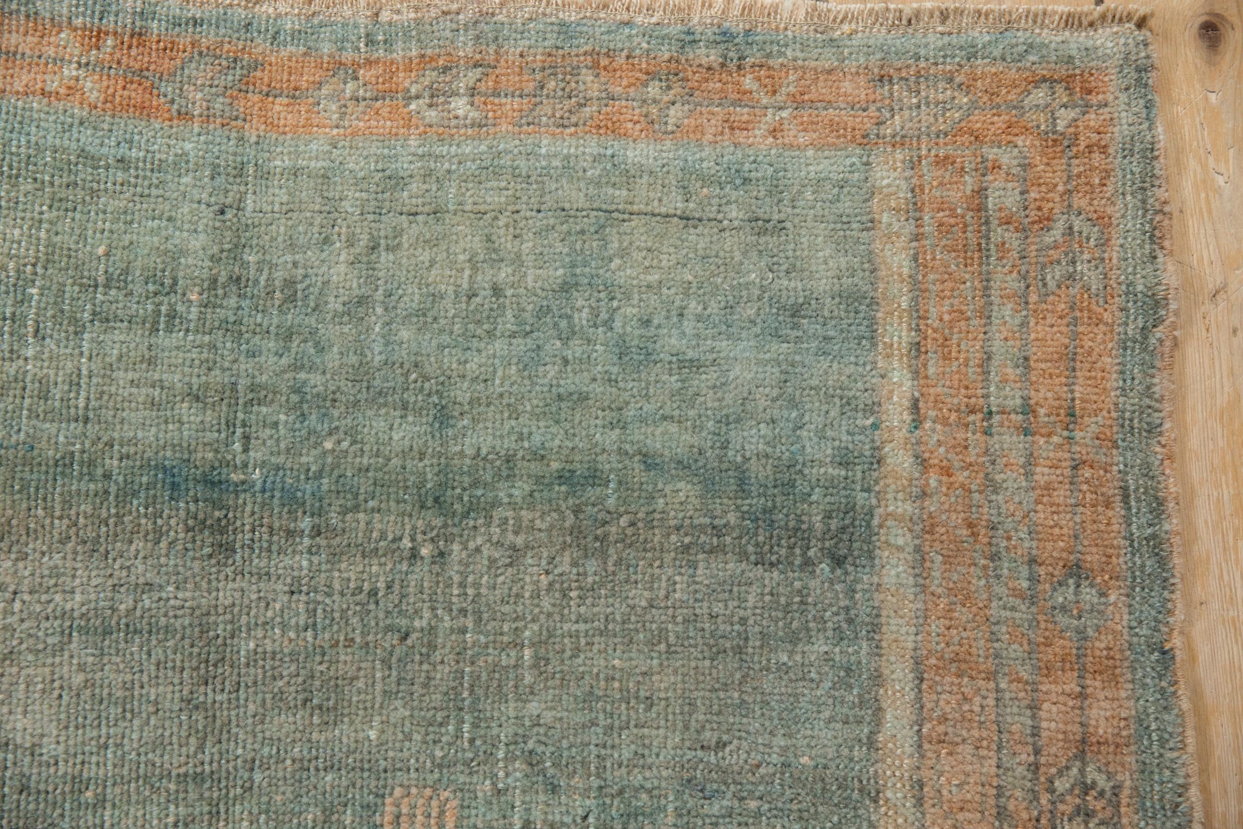 Annodato a mano Tappeto Oushak vintage in vendita