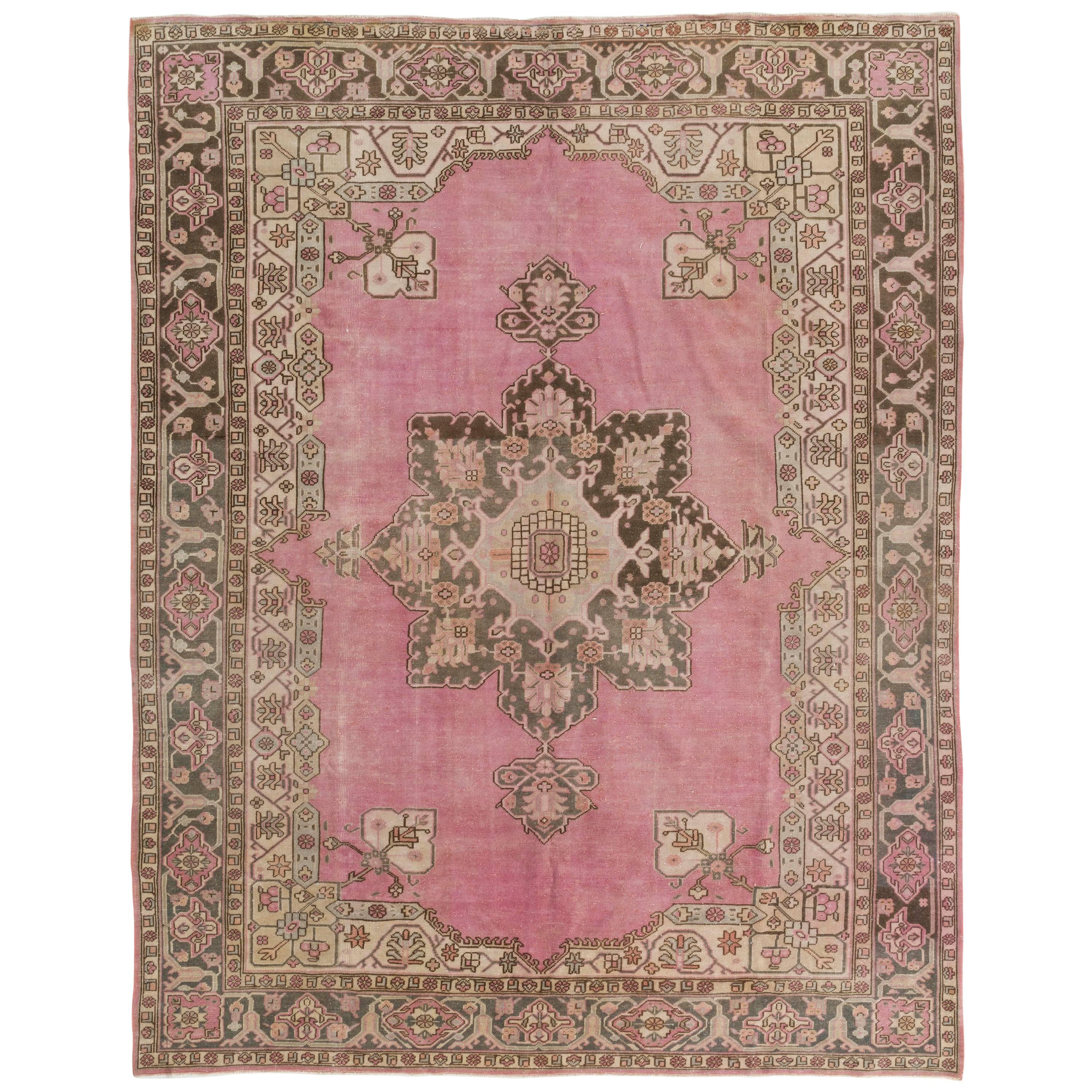 Vintage Oushak Rug