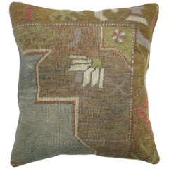 Vintage Oushak Rug Pillow