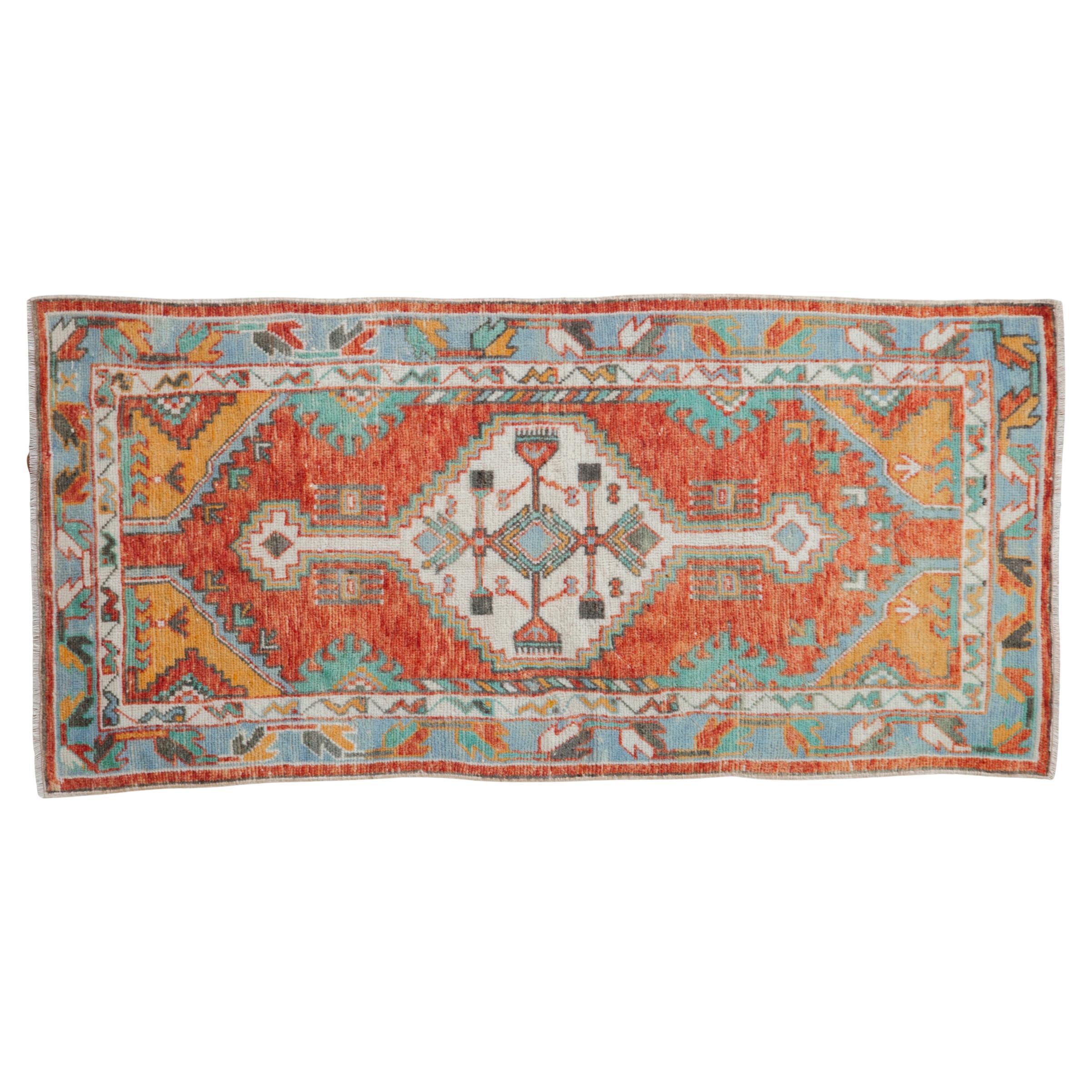 Tappeto vintage Oushak Runner