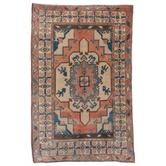 Vintage Oushak Rug, Soft Palette, circa 1960s