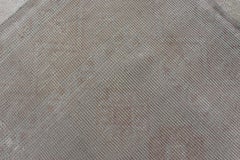 Vintage Oushak Rug with Pastel Colors in Tan, Green, Butter Yellow, and Pink