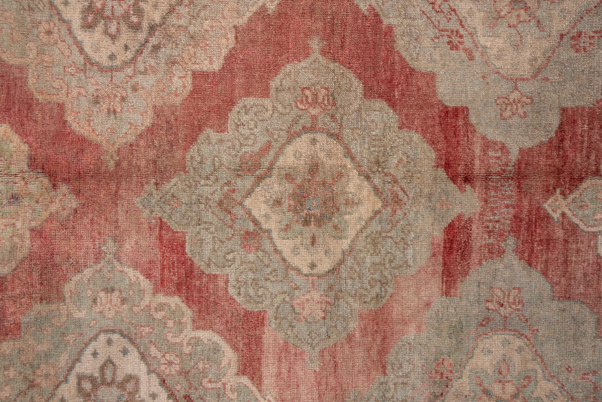 Vintage Oushak Läufer im Zustand „Hervorragend“ im Angebot in New York, NY