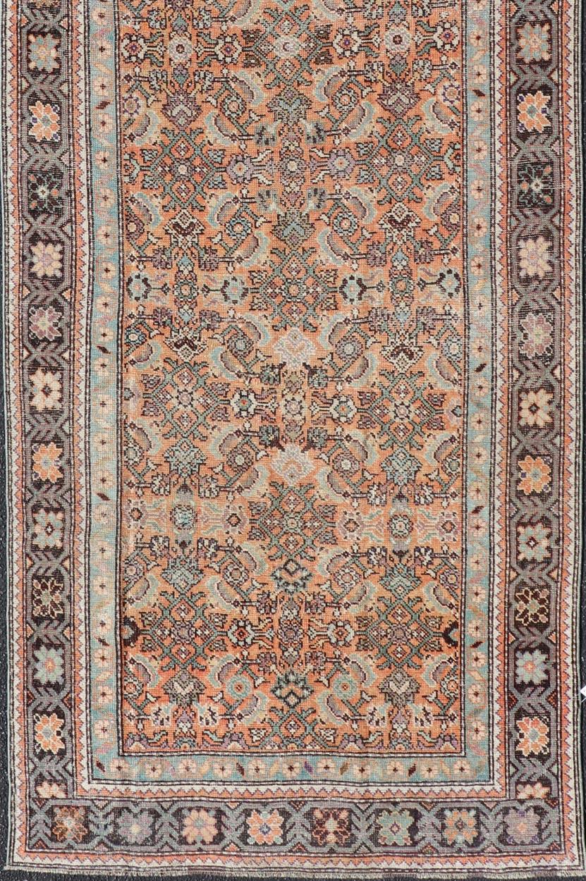 Tabriz Antico runner persiano con design Herati   3' 10