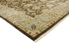 Vintage Oushak Style Rug, Timeless Design Meets Earth-Tone Elegance