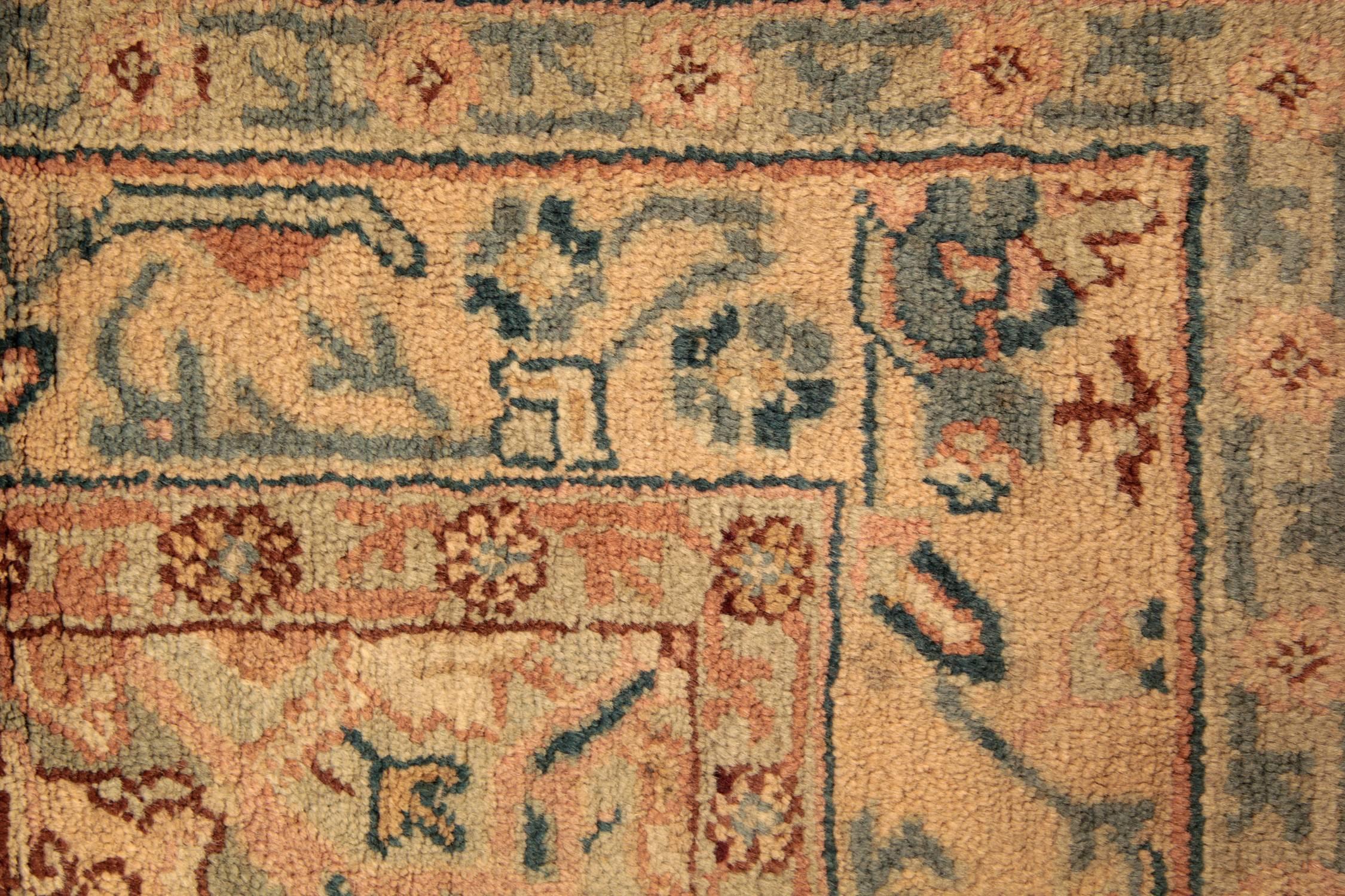 Türkische Oushak-Teppiche, Anatolischer Teppich, Rost-Wohnzimmerteppich im Zustand „Hervorragend“ im Angebot in Hampshire, GB