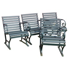 Vintage Outdoor Porch or Garden Lounge Chairs