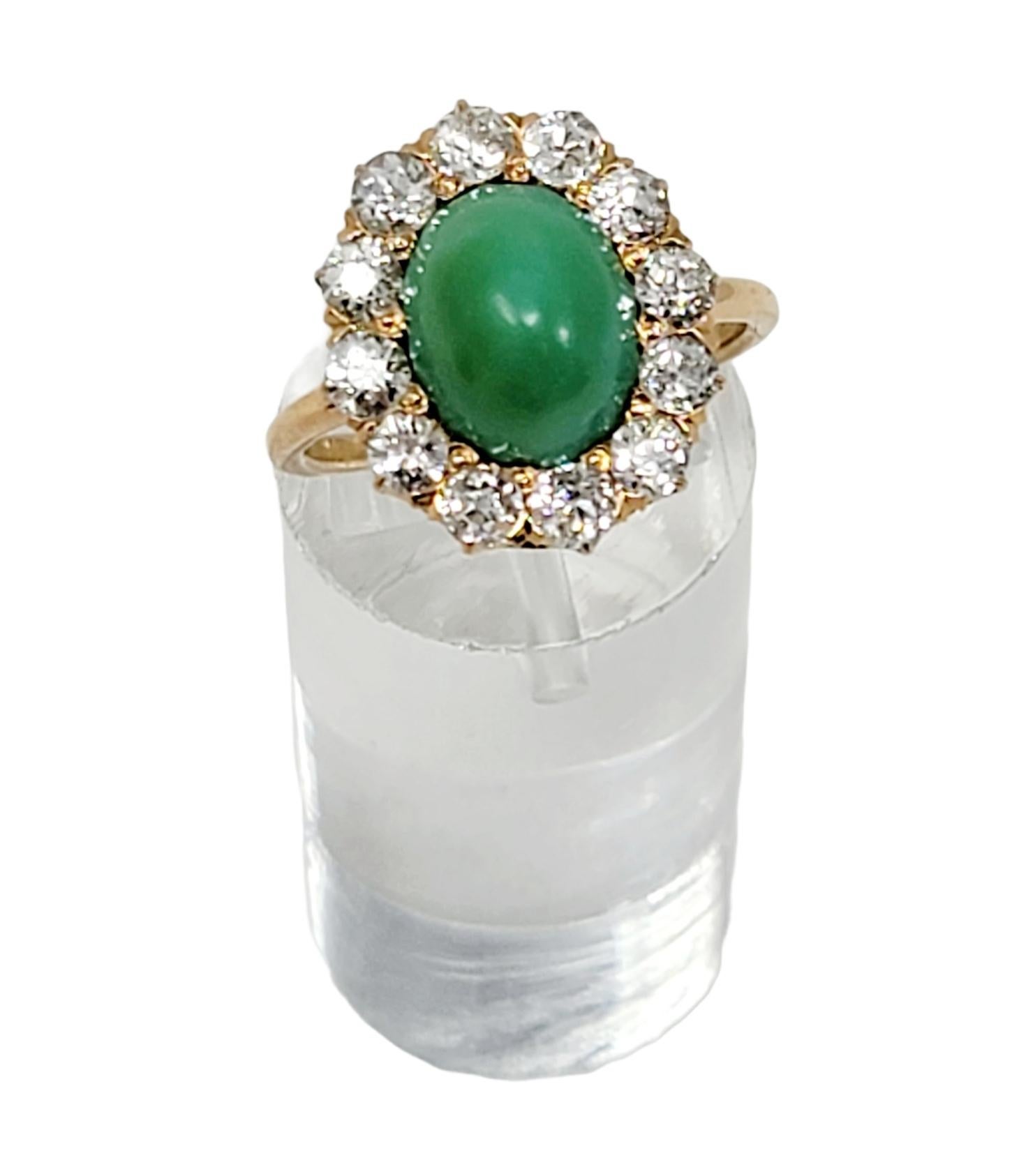 vintage green turquoise ring
