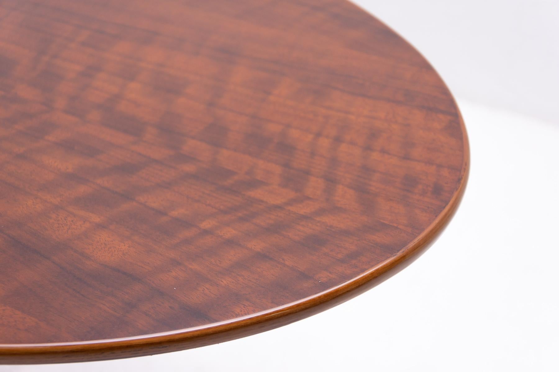 Vintage Oval Coffee Table from Czechoslovakia, 1970s 5