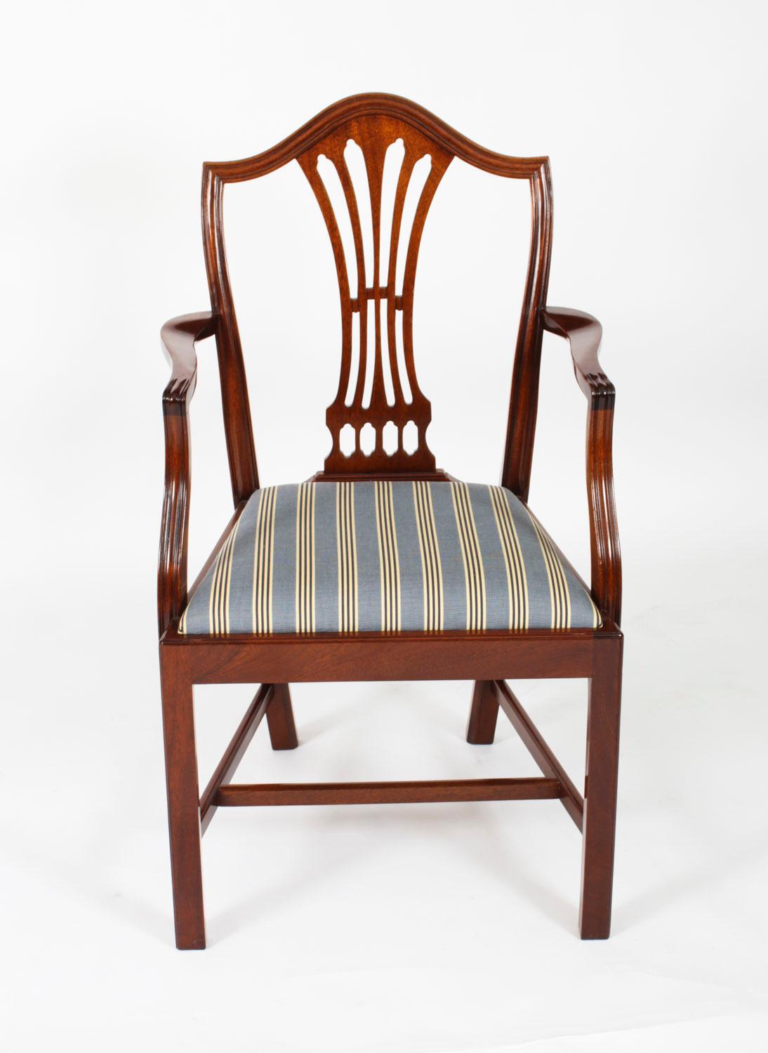 Table de salle à manger ovale et 6 chaises de William Tillman 20ème siècle en vente 5