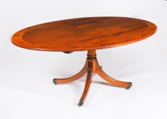 Vintage Oval Dining Table & 6 sheild back chairs by William Tillman 20th Century